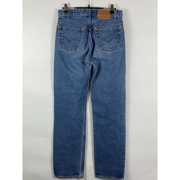 VTG Y2k Levi's 501xx Original Fit Button Fly Straight Leg Denim Jeans W28 E294 - Picture 2 of 6